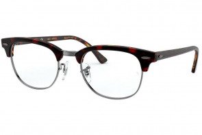 Lunettes de vue Ray-Ban RX5154 51mm Transparent Red On Havana