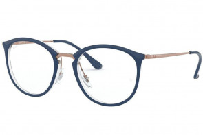 Lunettes de vue Ray-Ban RX7140 49mm Blue on Transparent 