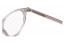 Lunettes de vue French Rétro Matthew 45mm Gris transparent, détail