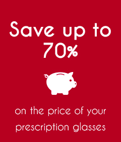 Save up to 70% on your prescription eyeglasses